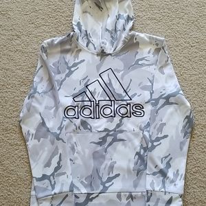 Boys Lightweight Adidas Hooded Sweatshirt
